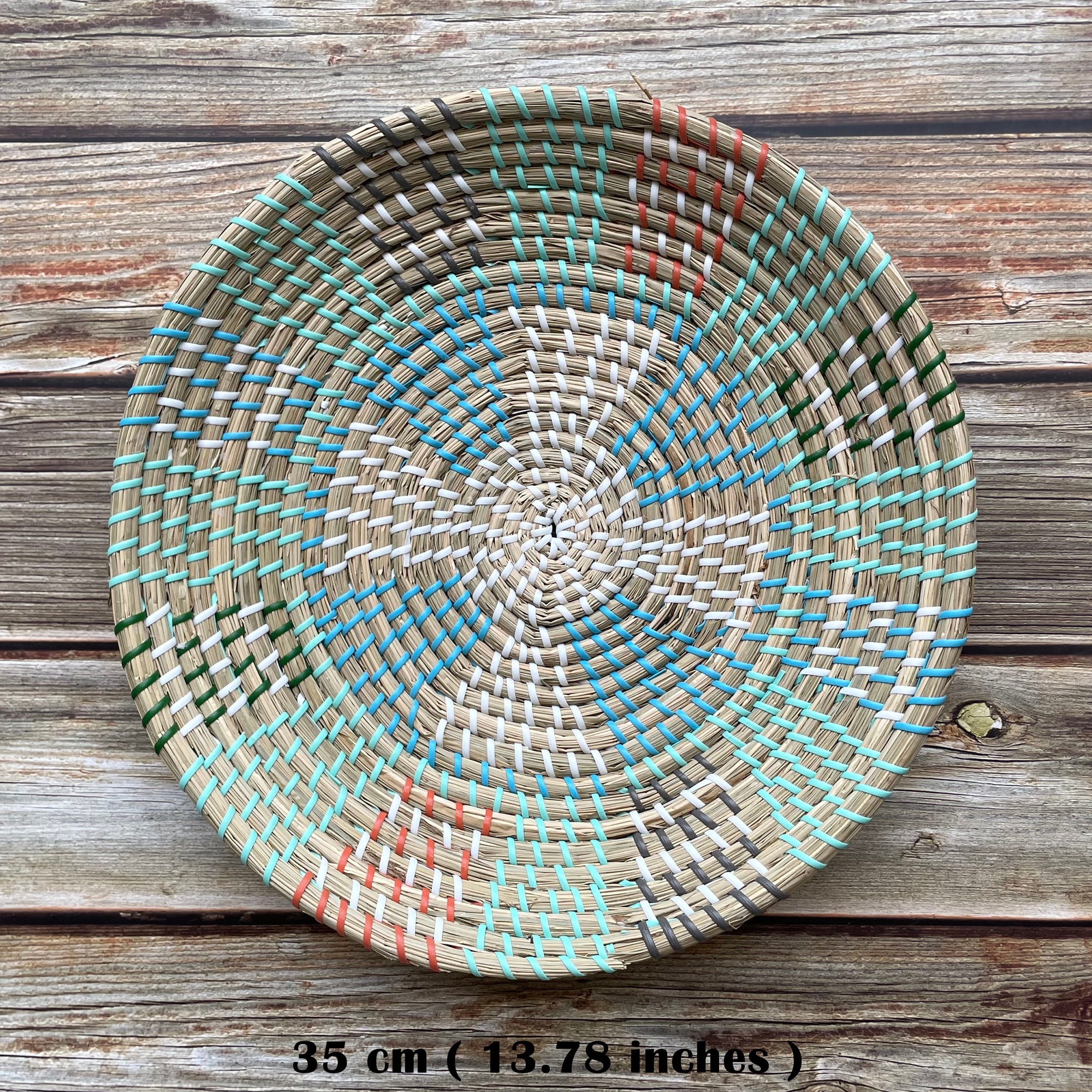 Straw Woven Wall Decor for Home Decoration Woven Basket Wall Etsy