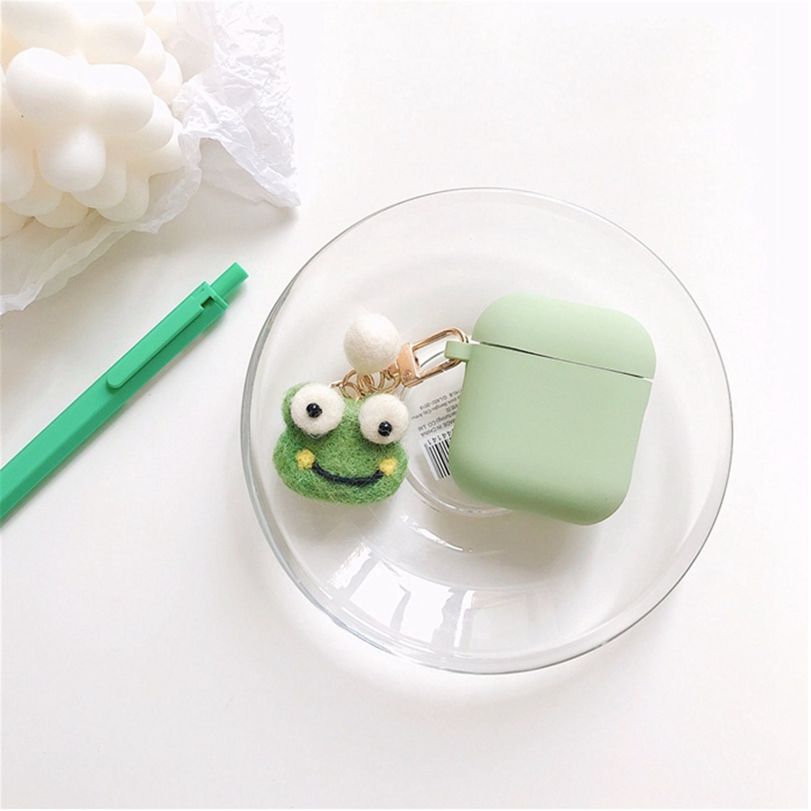 Frog Airpods Case Keychain Silicone Airpod Case Airpod Case Etsy