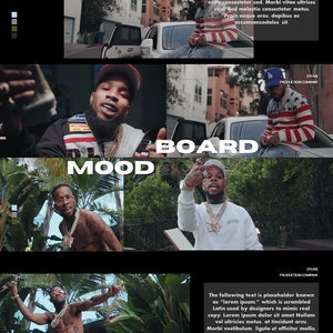 Film & Music Video Pitch Deck Template, Editable PowerPoint Template, Pitch Deck Template image 2