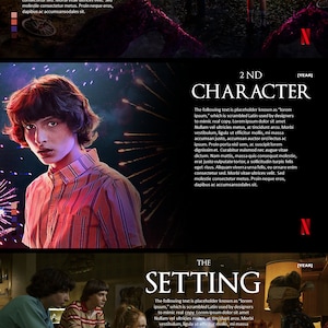 Film & Music Video Pitch Deck Template, Editable PowerPoint Template, Pitch Deck Template image 3
