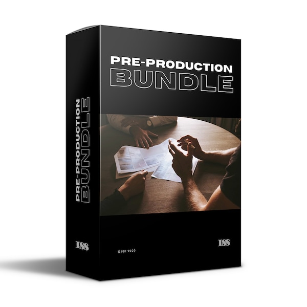 Script & Pre-Production Kit Printable 12 Pages, Printable Film-making Kit, Call Sheet, Shot List, Script Breakdown, Film Checklist