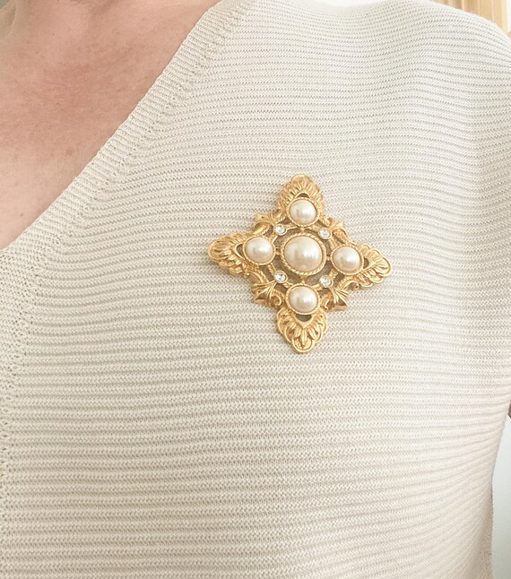 1989 Renaissance Collection KJL for Avon Pin/Pend… - image 2