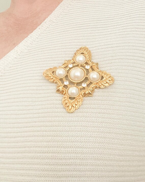 1989 Renaissance Collection KJL for Avon Pin/Pend… - image 1