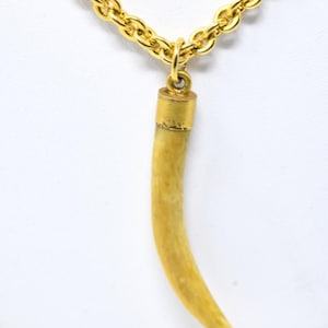 Vintage 1990’s Miriam Haskell gilt metal rolo link chain