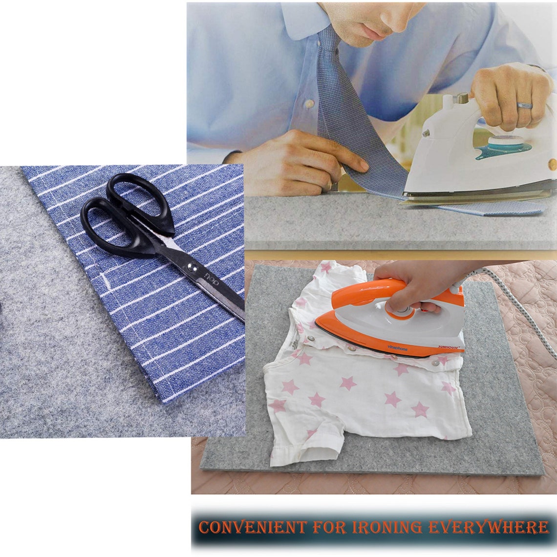 100 Wool Ironing Pad for Quilters 17 x 14 inches Grey Etsy