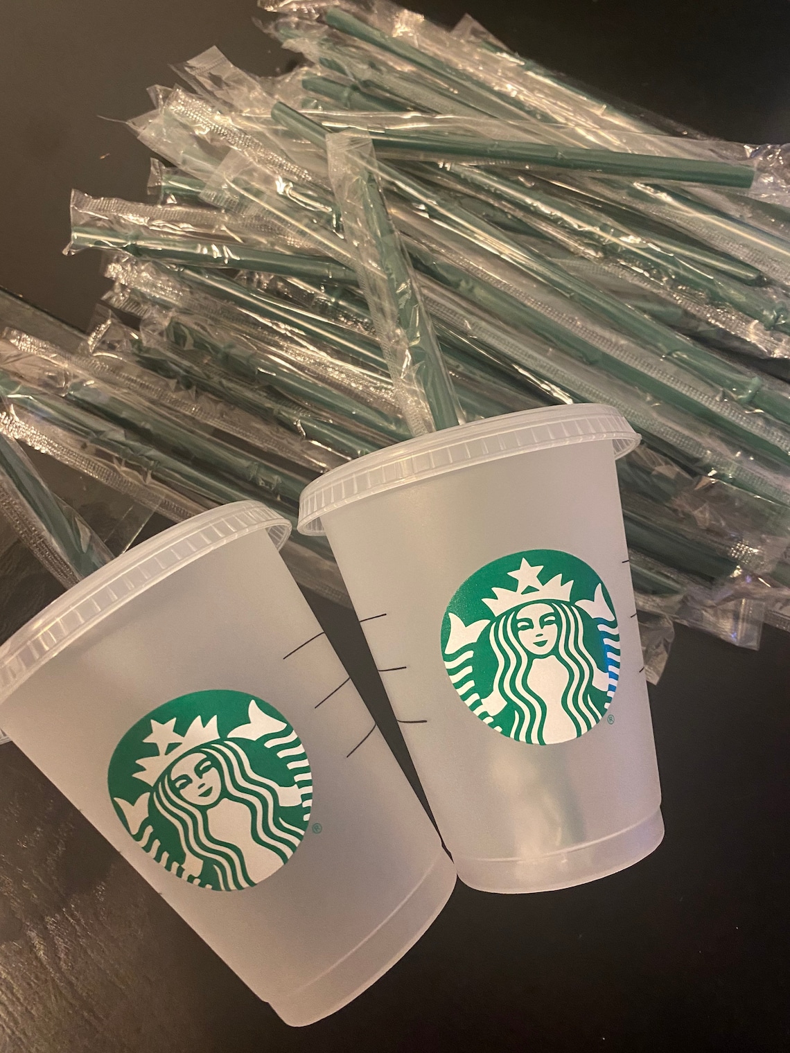 Mini Starbucks Cups Pack of 5 16oz Bulk Starbucks Cups Etsy