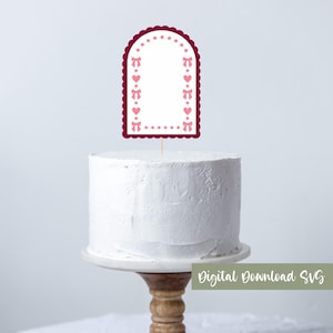Coquette Arch SVG | Coquette Bow Cake Topper SVG | Bow Table Number Template |