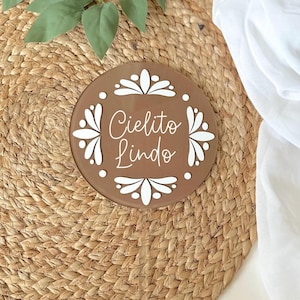 Cielito Lindo Acrylic Cake Topper: Fiesta Mexicana Birthday Decor