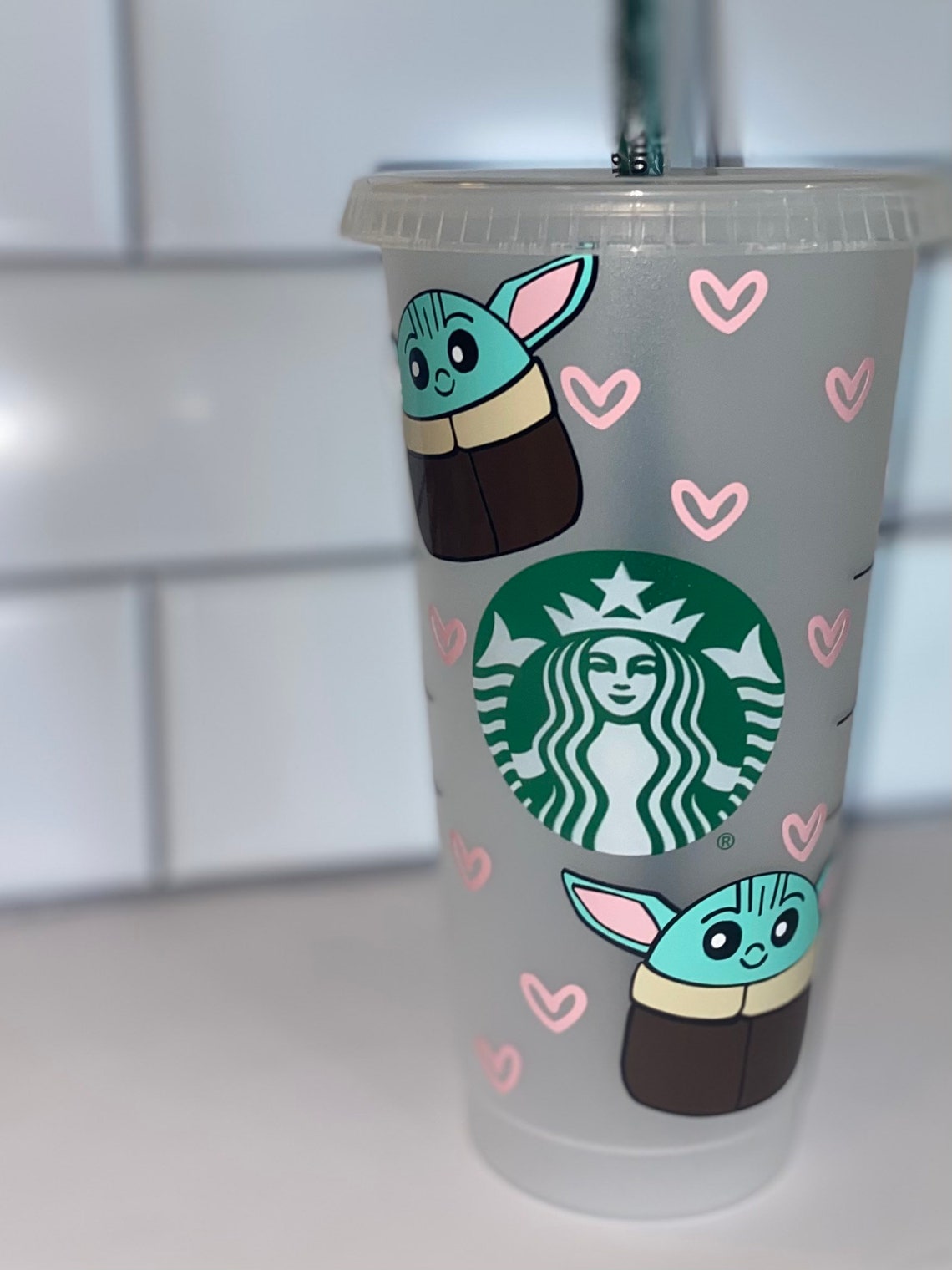 Baby Yoda Squishmallow Cup Personalized Starbucks Cup | Etsy