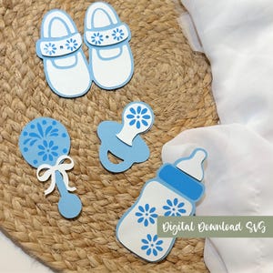 Lot bébé SVG |  Baby shower sur le thème de Cielito Linda | Mini SVG inspiré de Talavera