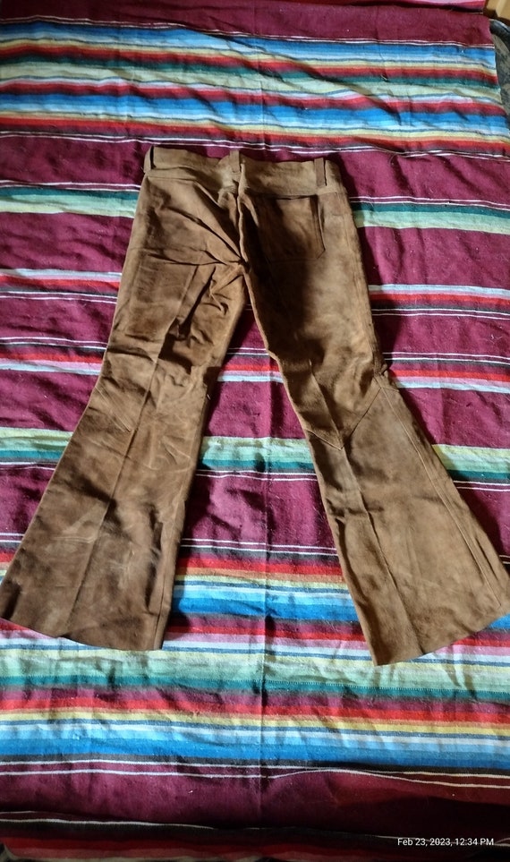 NEW Suede 60s Levis Big E Jim Morrison Deadstock 34 X 32 Pants 