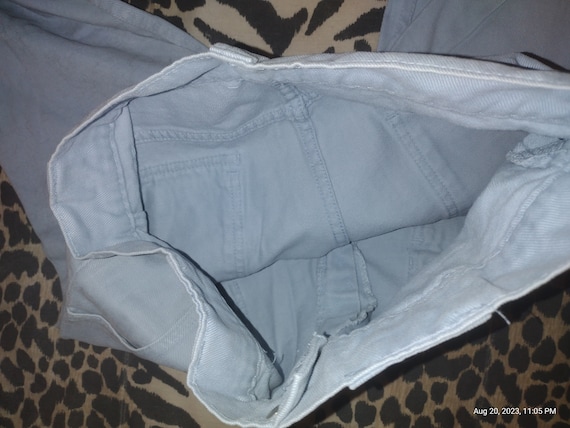 RARE 70s Vintage Levi's Bush Jeans Sky Blue 30 x 30 C… - Gem