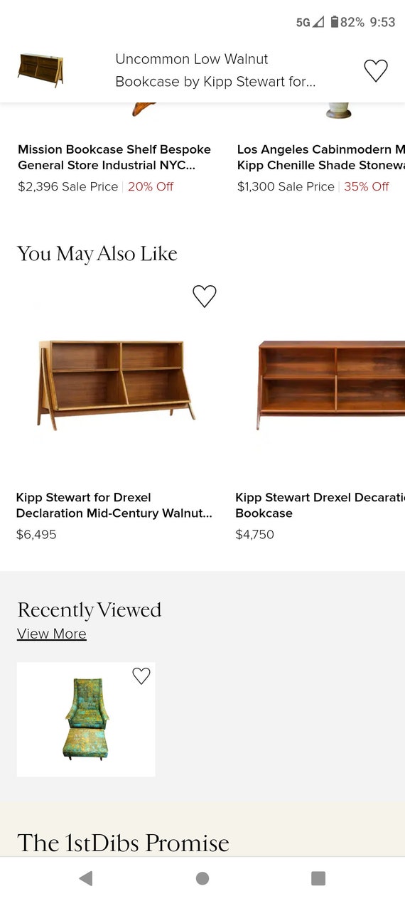 Drexel Declaration Kipp Stewart RARE Mid Century Modern Walnut