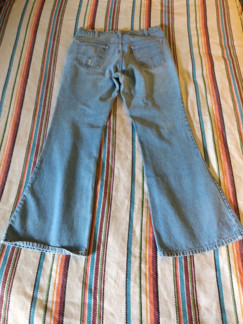 levi's 1974 bell bottom jeans