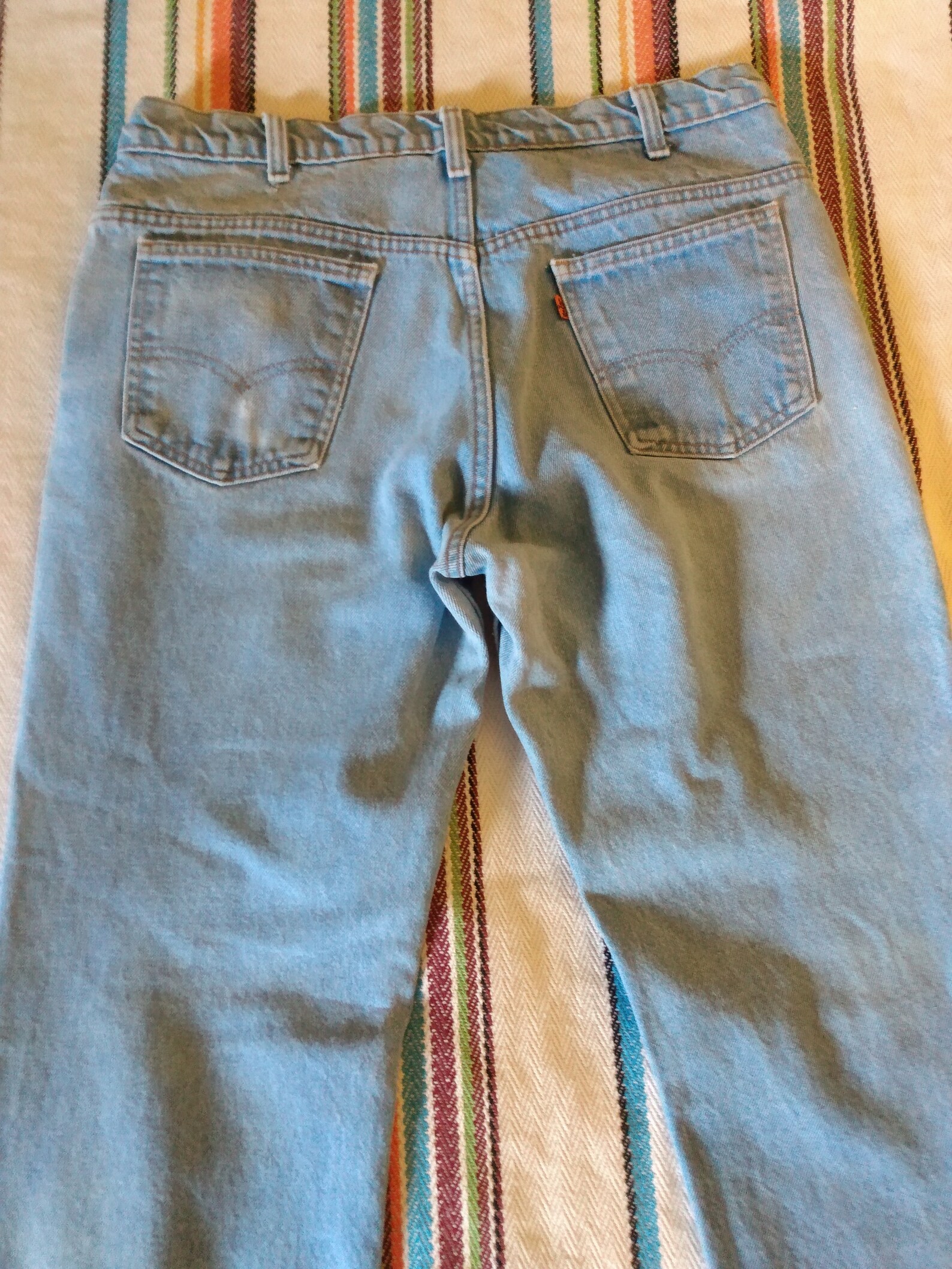 levi's 1974 bell bottom jeans