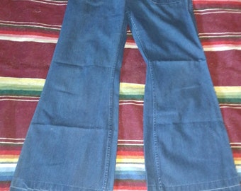 Vintage 70's Levi's 684 Bell Bottom Jeans Orange Tab - Etsy