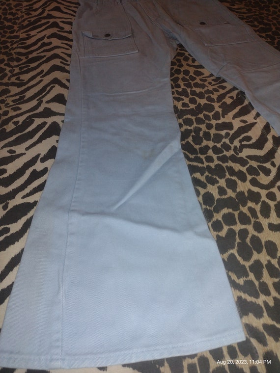 RARE 70s Vintage Levi's Bush Jeans Sky Blue 30 x 30 C… - Gem