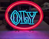 Vintage Restored Olympia Brewing quot Oly quot Neon WA Beer 60s 70s Restored Craft Bar Man Cave