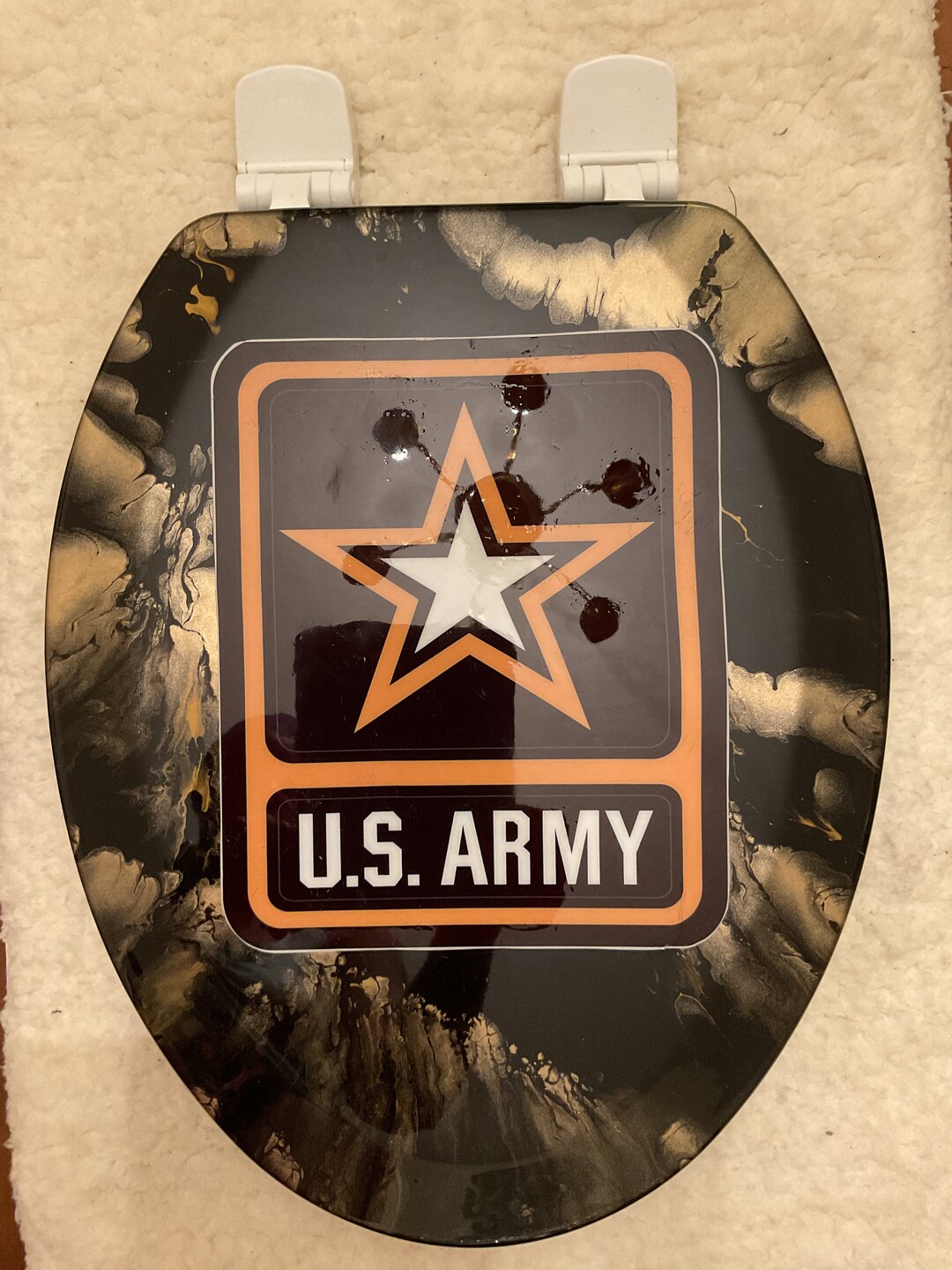 U. S. Army Toilet Seat Customized Toilet Seat Hand Painted Etsy