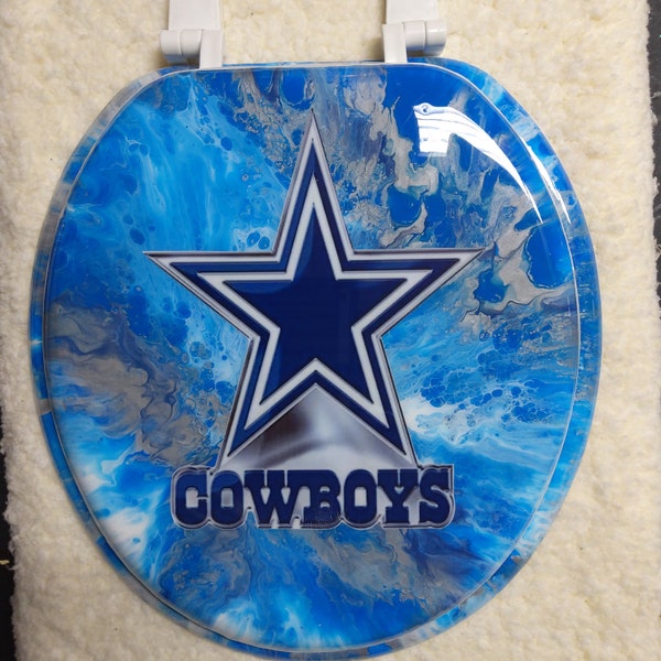 Dallas Cowboys/ Dallas Cowboys Seat/ Customized toilet seat/Toilet seat