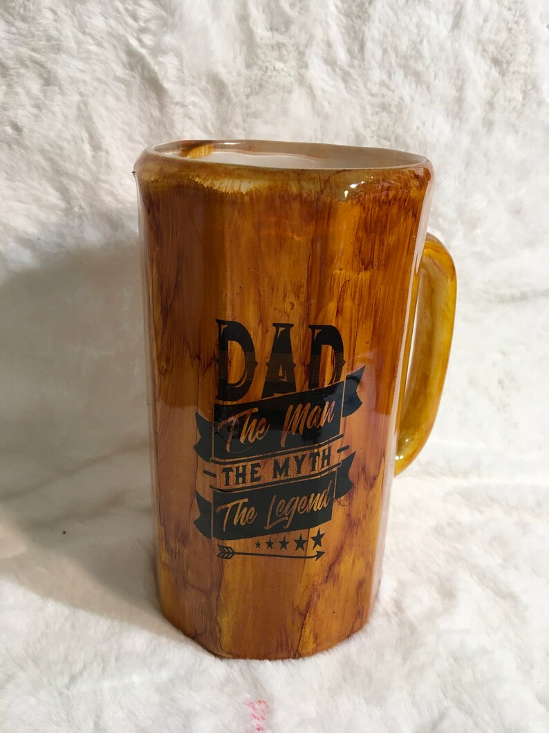 HolzGetreideBecher / Holz Korn Glas Becher / Papa Becher / Etsy.de
