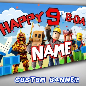 Roblox Birthday Banner