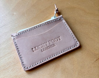 Handmade Leather Card Purse (No26)