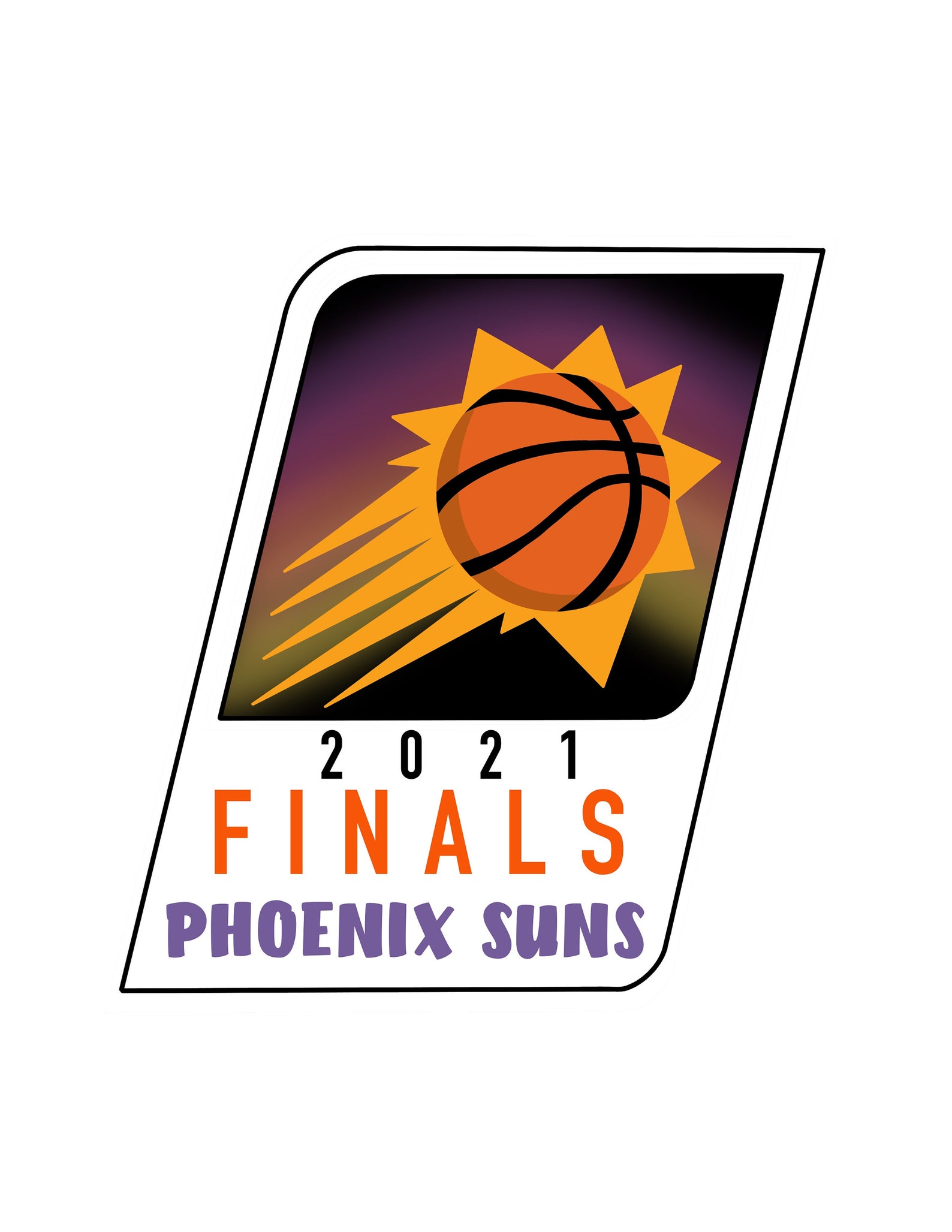 Phoenix Suns Playoff Stickers WATERPROOF | Etsy