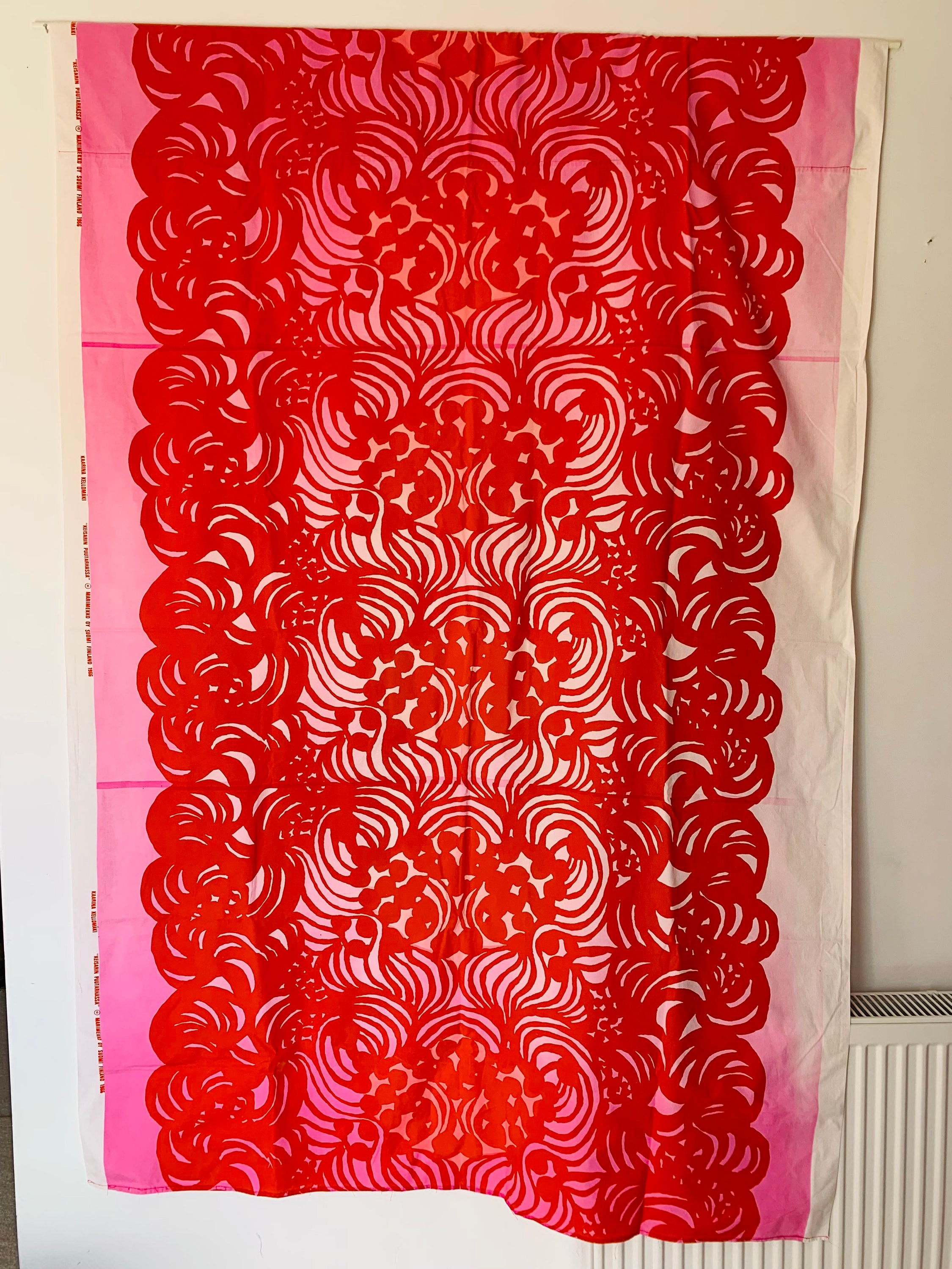 Marimekko Kaarina Kellomäki Keisarin Puutarhassa Curtain