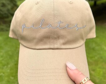 Embroidered Pilates Hat, Pilates Hat, Pilates Instructor Gift, Pilates Gifts, Gifts for Her
