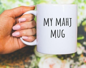 Mahjong Gifts, Mahjong Mug, Coffee Mug, Funny Mahjong Gift, Gifts for Her, Mahjong Club Gift, Mahjong Coffee Mug
