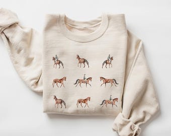 Equestrian Gifts, Equestrian Sweatshirt, Horse Sweatshirt, Horse Shirt, Horse Gifts, Hunter Jumper, Dressage, Horse Show