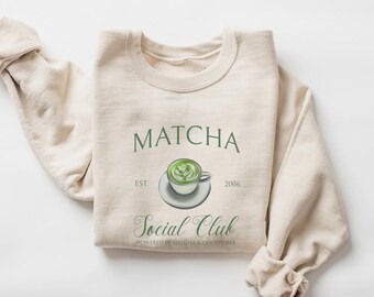 Prezenty Matcha, Bluza Matcha, Koszulka Matcha, Klub towarzyski Matcha, Sweter Matcha, Latte Matcha, Prezenty dla miłośników Matcha