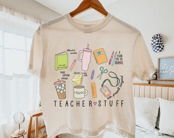 Komfort Farben Lehrer Shirt Boxy Tee Lehrer Bestellung Shirt Süßer Lehrer Wertschätzung Geschenk Lehrer Geschenke Süßer Lehrer Top