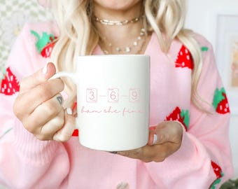 369 Bam She Fine Mug, Mahjong Mug, Mahjong Gifts, Gifts for Her, Mahjong Mugs, Mahjong