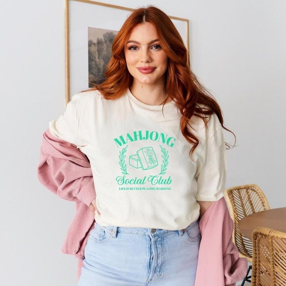 Mahjong Gifts, Mahjong Shirt, Comfort Colors Shirt, Mahjong Tshirt, Gifts for Her, Mahjong Club Shirt