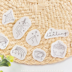 Fairy Court Embroidery Stick n Stitch Pack | Water Soluble Designs | Needlepoint