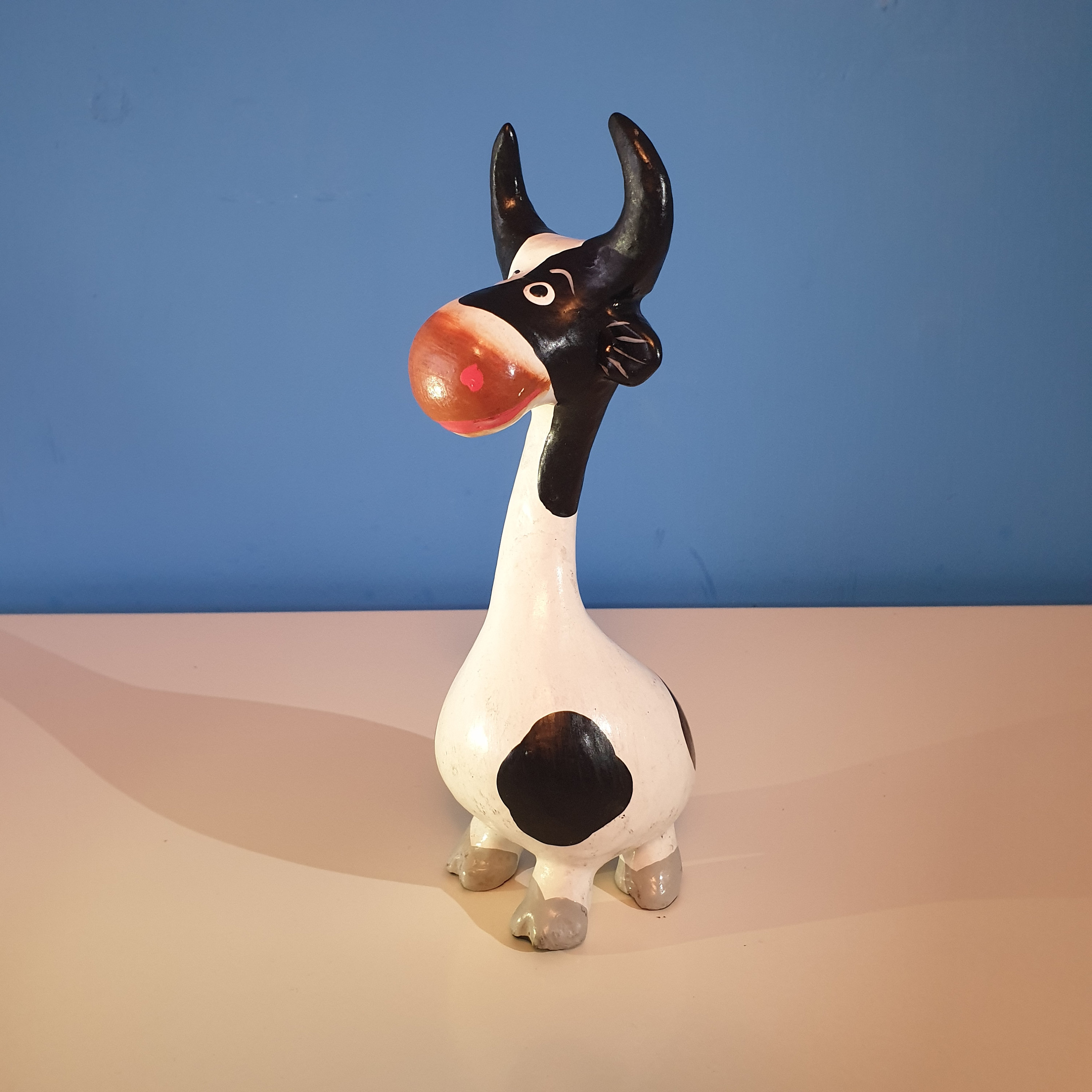Gift Sapi Cute Hand Carved Wooden Cow | Gift | Ornament | Collectible | Home ...
