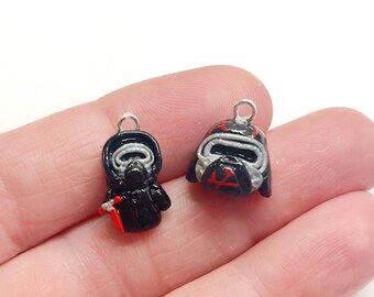 Character Clay Charm- Polymer Clay Charm- Stitch Marker
