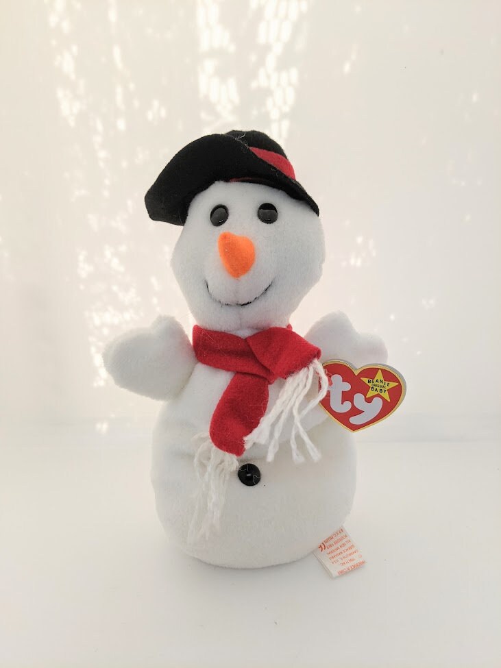 TY Snowball the Snowman 1996 Beanie Baby Etsy Sweden