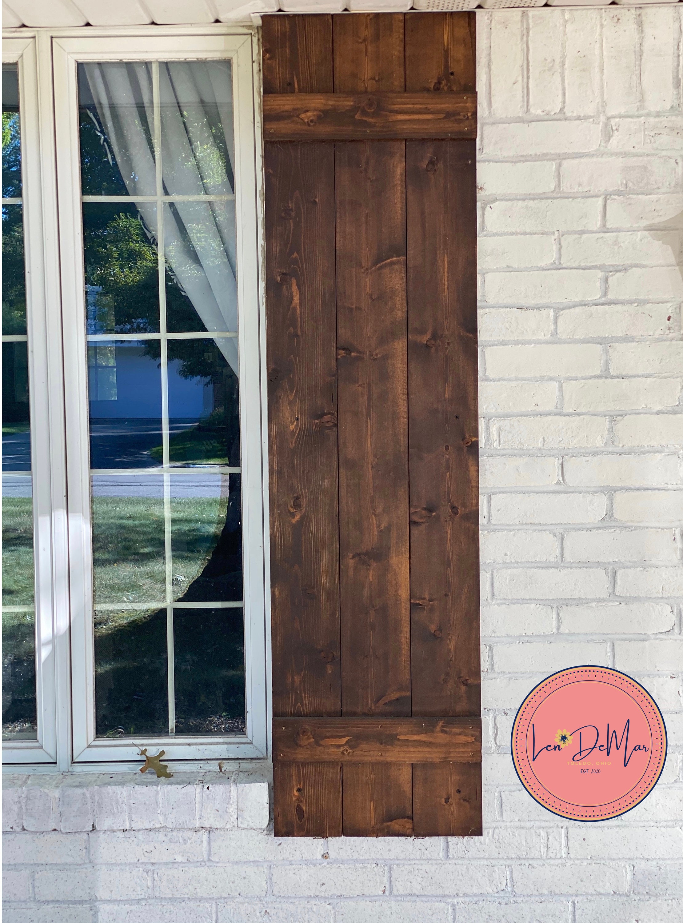 Rustic Pine Wood Shutters Exterior Custom Wood Shutters Etsy