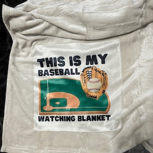 This is My Baseball Watching Blanket