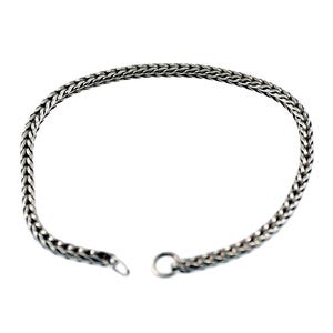 Trollbeads Original Foxtail 15225 Bracelet Silver 9.8 (8.8 actual) inch