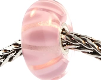 Authentic Trollbeads Glass 61194 Pastel Shadow RETIRED