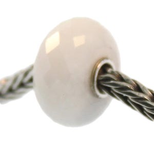 Authentic Trollbeads Precious Stone 51809 Milky Quartz