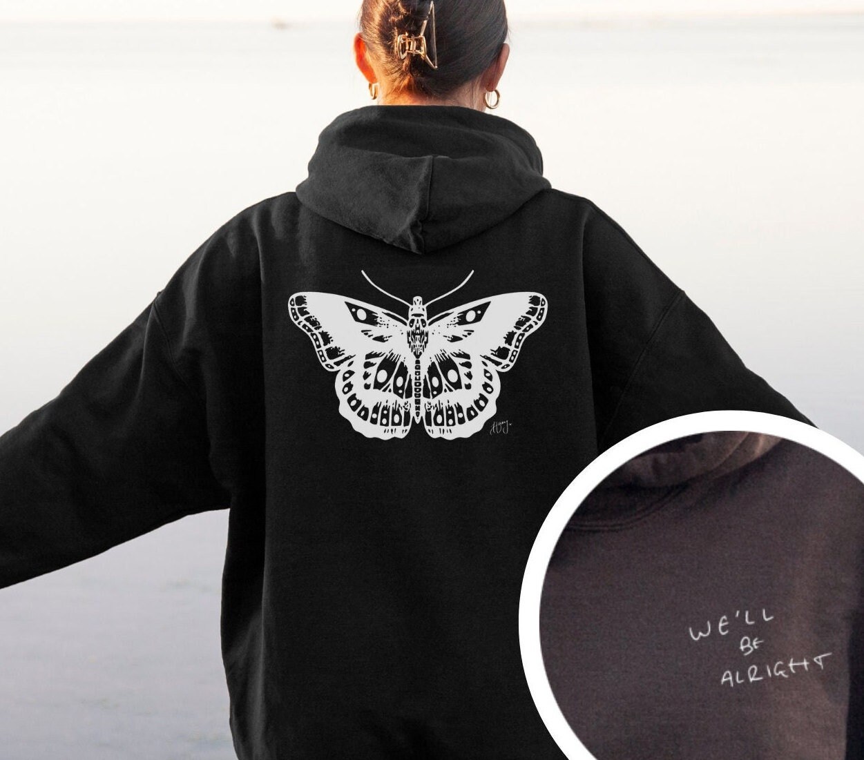 Butterfly Harry Styles Tattoo Sweatshirt  Hotter Tees