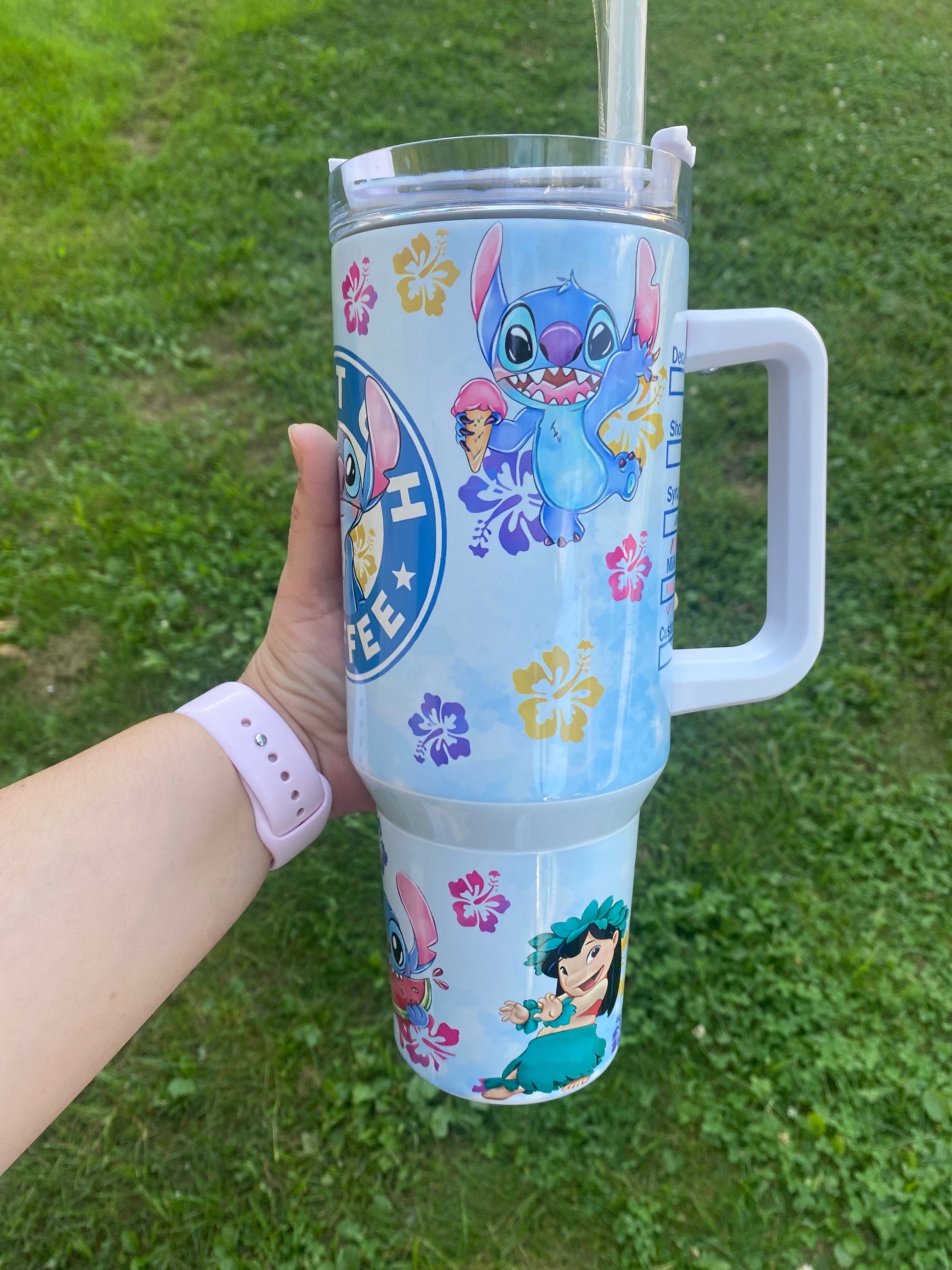 Stich Cup 40 Oz Personalized Lilo And Stitch Disney Stanley Cup