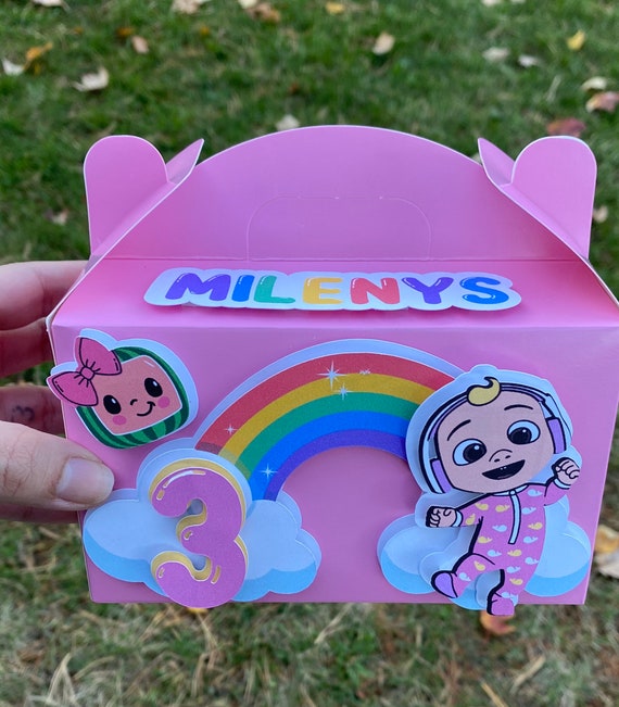 Cocomelon birthday, Cocomelon favor box, gable box Cocomelon, Cocomelon party , kid party