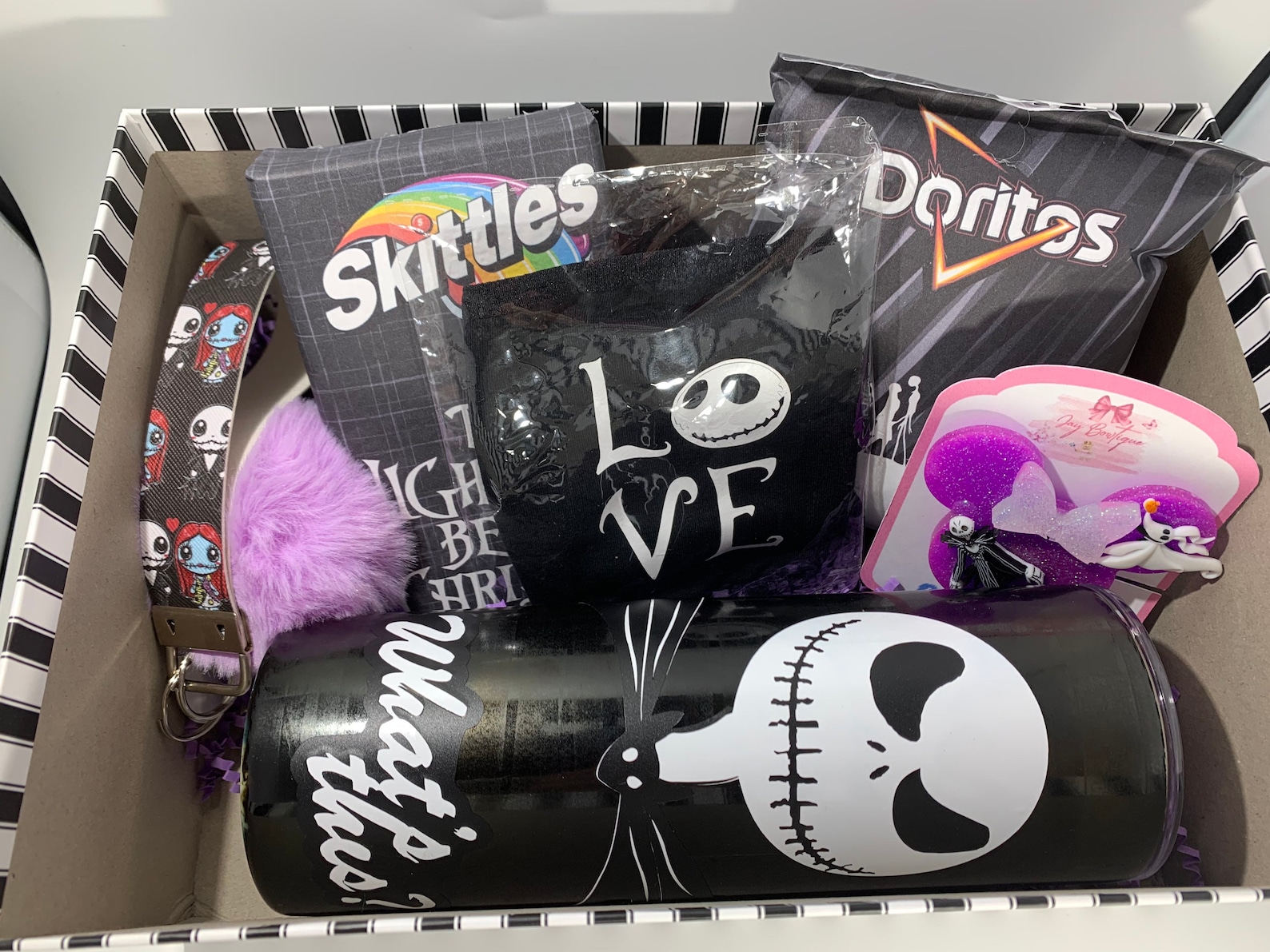 The Nightmare Before Christmas Gift Box Jack Skellington Etsy