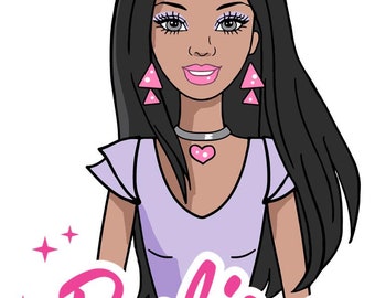 Black Barbie Clipart 6ft Black Barbie Sales